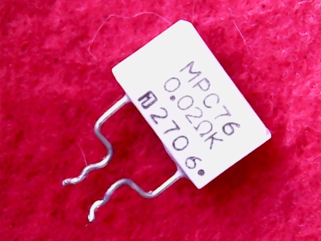 Resistor 0R02 2W MPC76 | Vintage Electronics